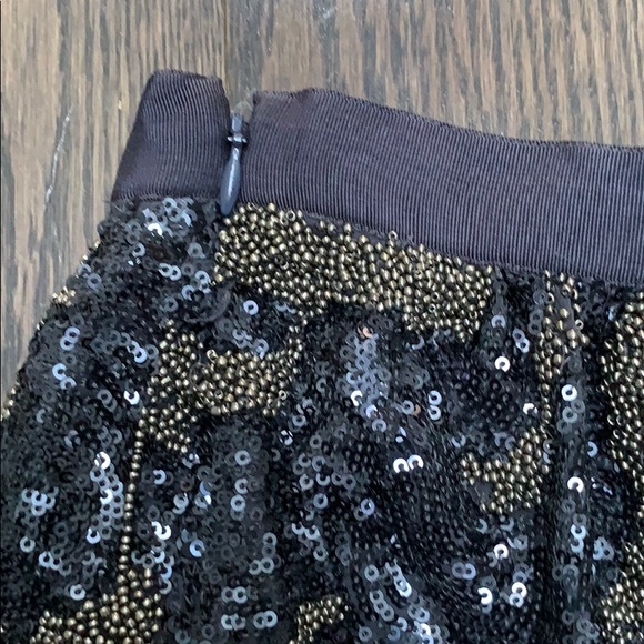 Club Monaco Beaded & Sequenced Mini Skirt - Picture 5 of 5